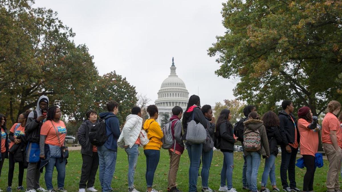 Inmigrantes de todo el país marchan en Washington el 9 de noviembre para exigir una ley que proteja a los Dreamers.