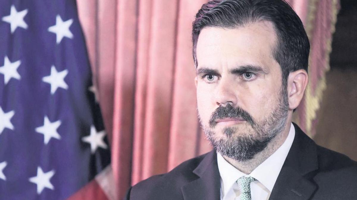 Ricardo Rosselló, gobernador de Puerto Rico, durante una conferencia de prensa el martes en San Juan.