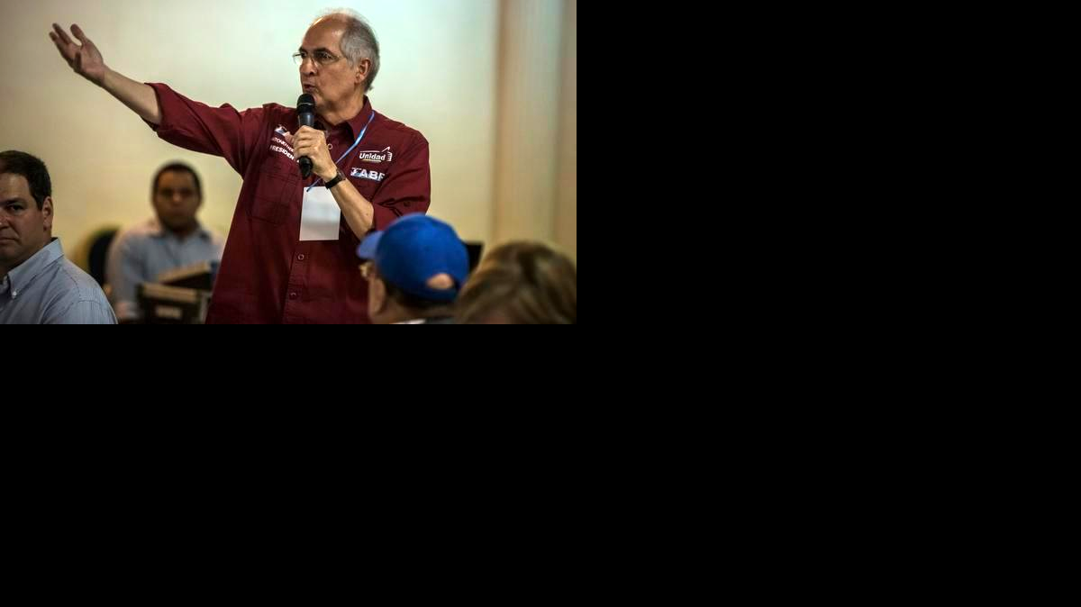 
Antonio Ledezma, el alcalde de Caracas, fue arrestado el jueves por la noche.
