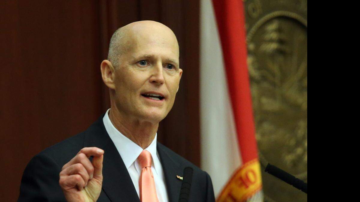 
El gobernador de la Florida, Rick Scott, anunció que presentaría una demanda contra el gobierno federal. Scott se opone a la expansión del Medicaid. 
