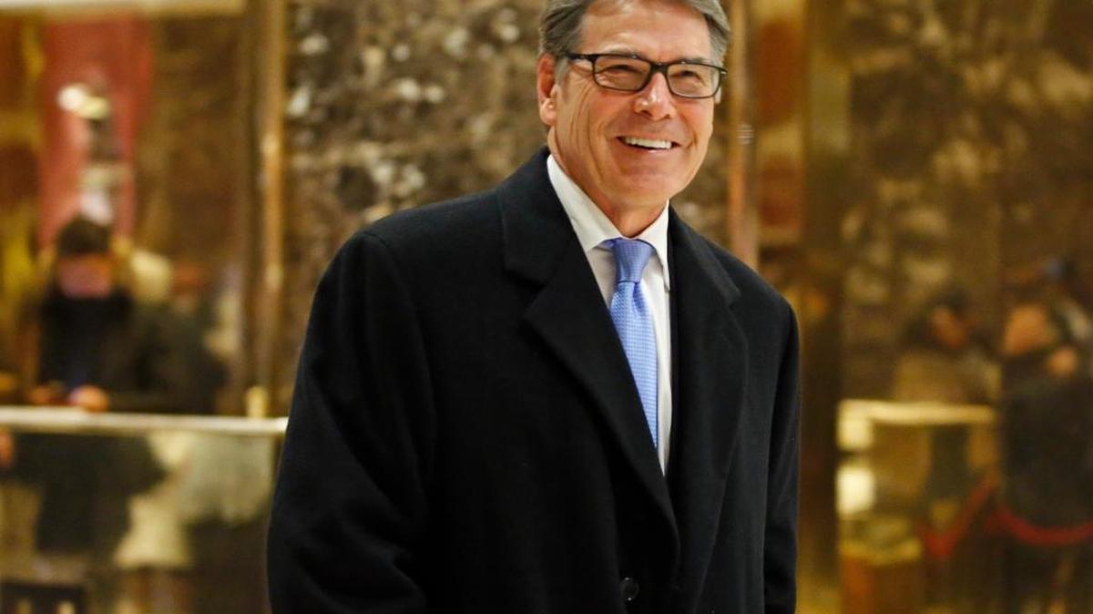 Rick Perry, ex gobernador de Texas, fue nominado por el presidente electo Donald Trump para dirigir el Departamento de Energía.