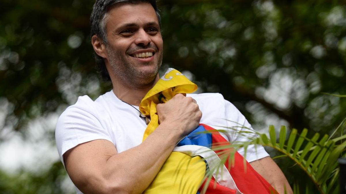 El líder opositor Leopoldo Lopez.
