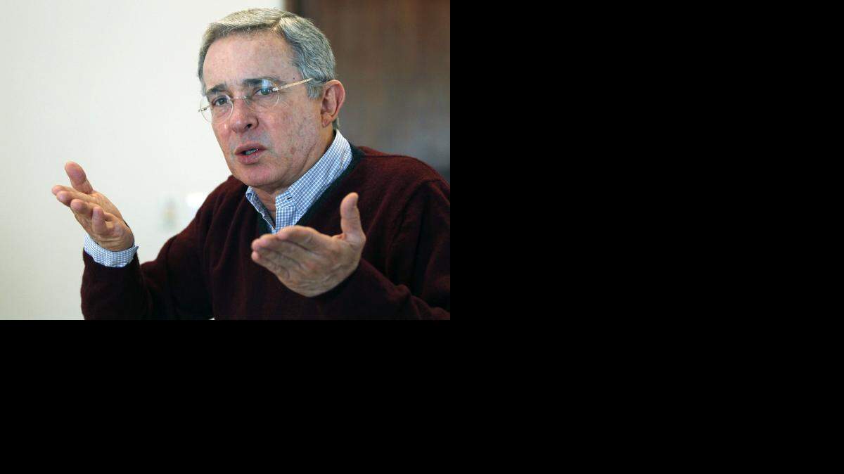 
El ex presidente colombiano Álvaro Uribe.
