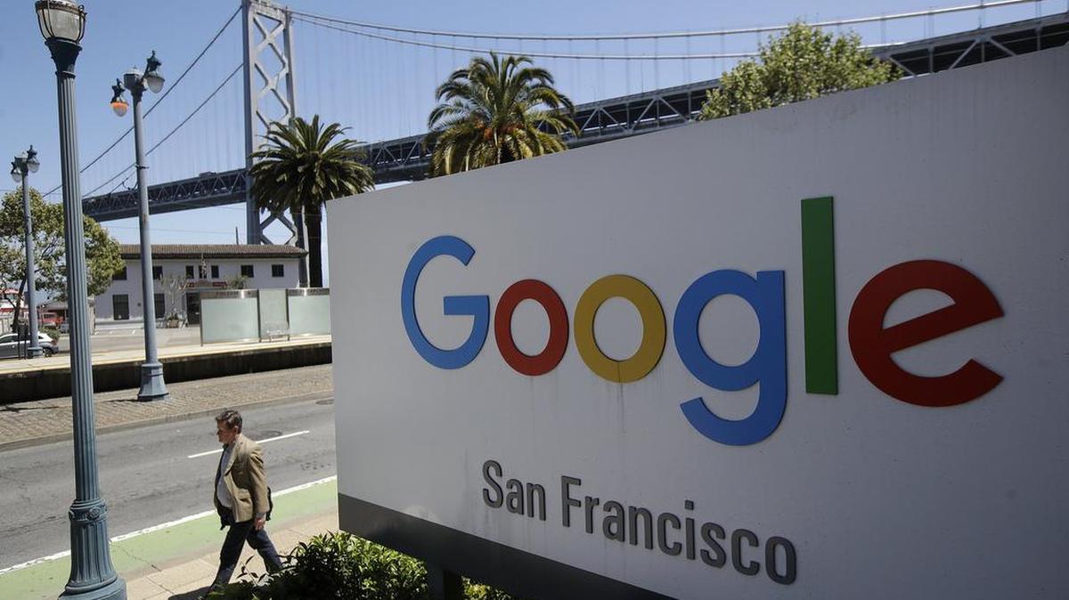 Un anuncio de Google en la ciudad de San Francisco.