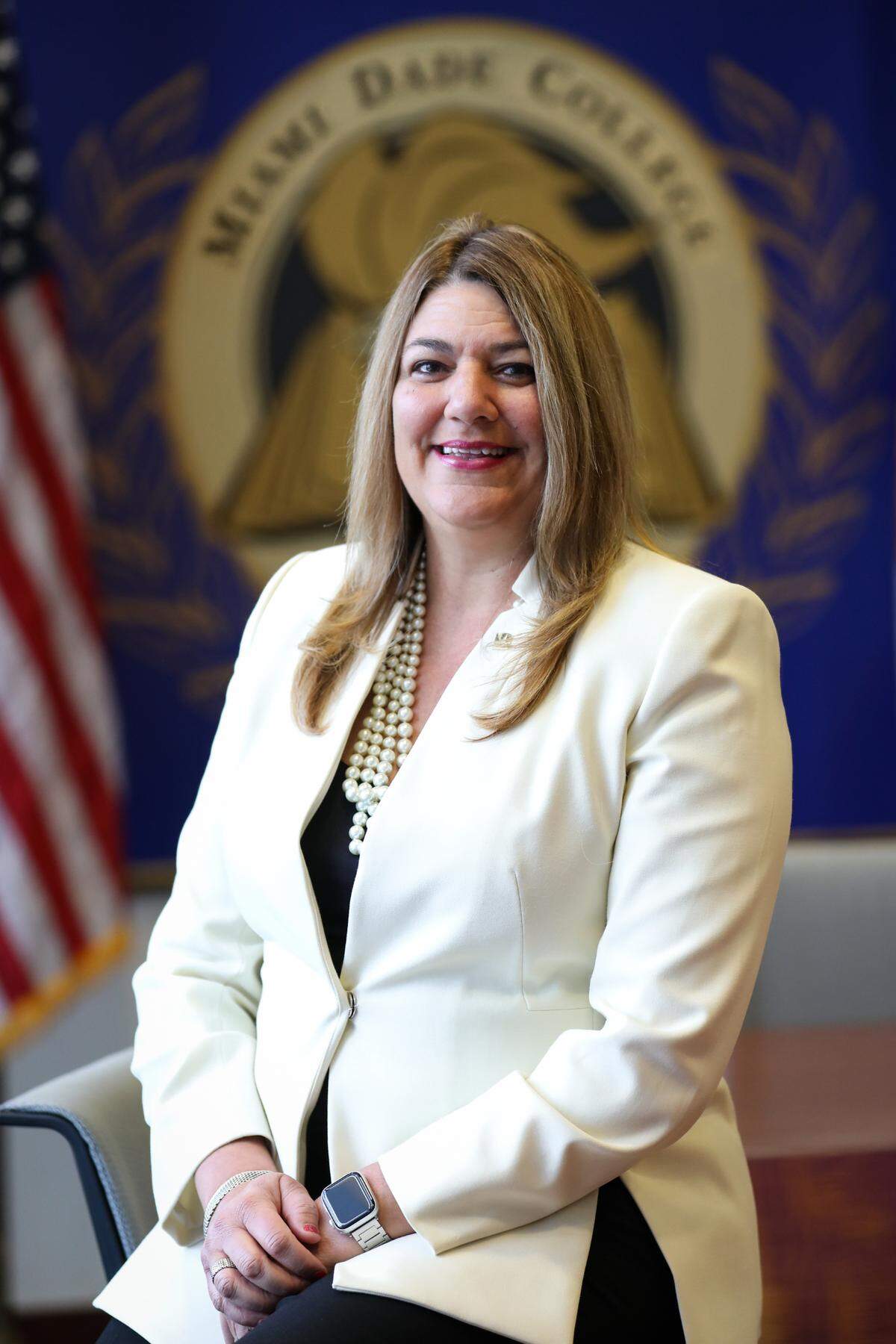 Madeline Pumariega, presidenta de Miami Dade College, 8 de enero de 2021.