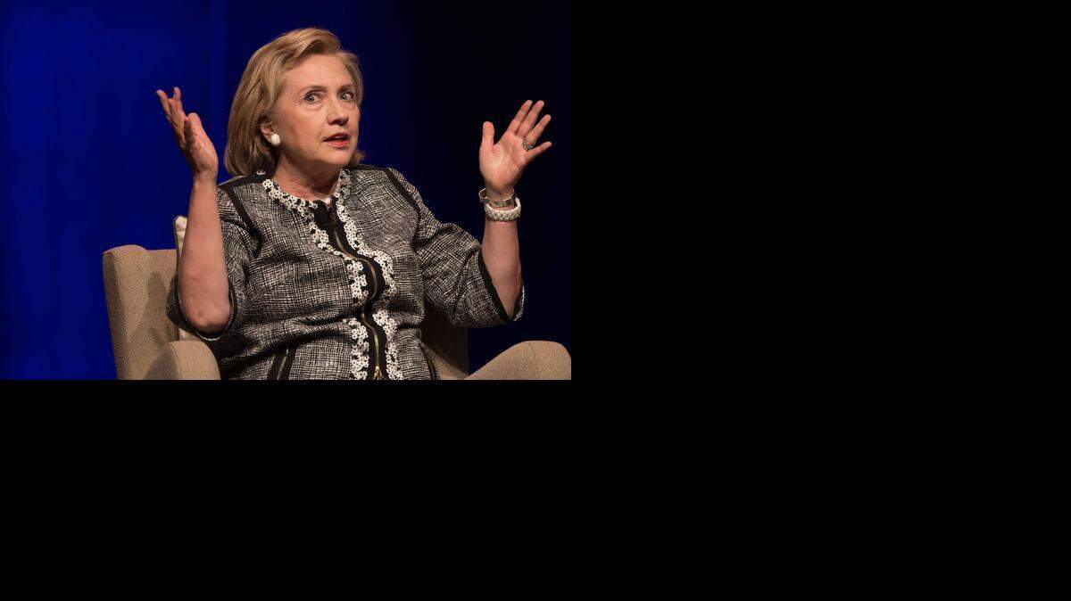 
La ex secretaria de Estado, y posible candidata presidencial, Hillary Clinton, durante la presentación de su libro ‘Hard Choices’ en junio de 2014. 
