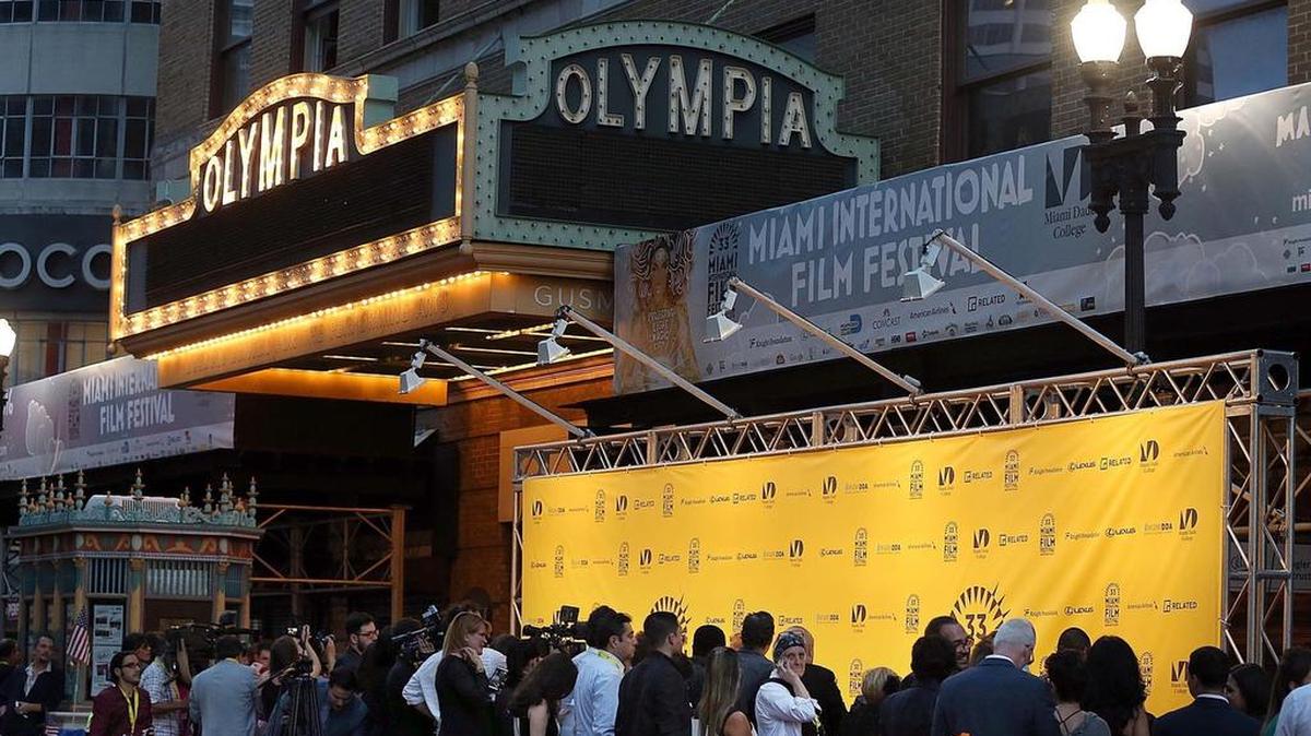 El Olympia Theater en downtown Miami durante la inauguración del Festival de Cine Internacional de Miami en marzo del 2016.