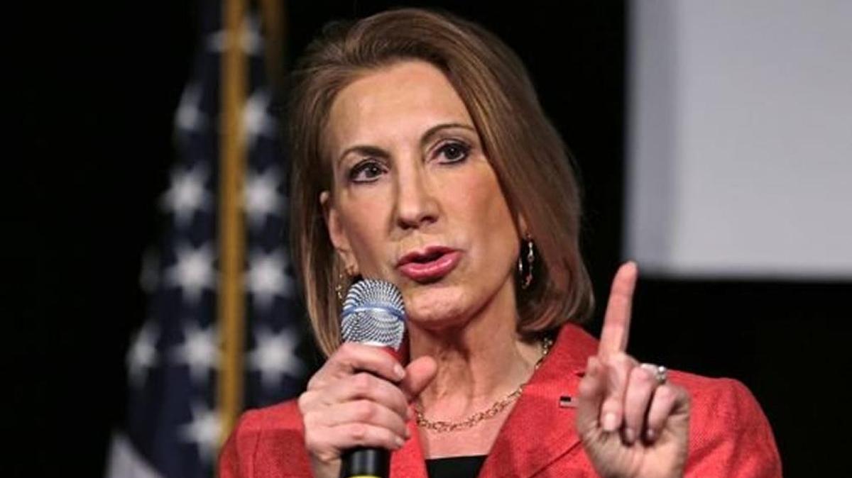 La precandidata republicana Carly Fiorina. De los 22 candidatos que había en un momento (17 republicanos y cinco demócratas), solo dos son mujeres: Fiorina y la demócrata Hillary Clinton.