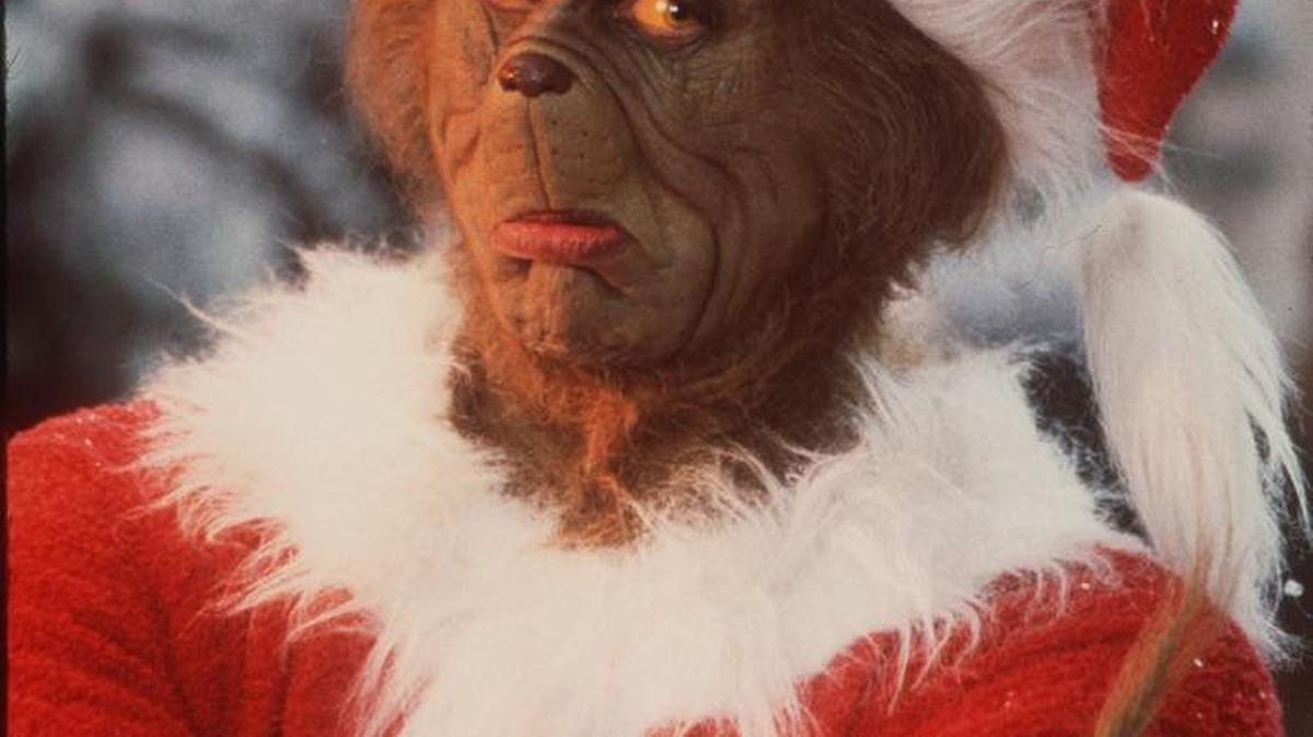 El Grinch, un personaje de Dr. Seuss interpretado por Jim Carrey en un filme del 2000.