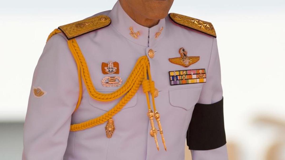El rey de Tailandia, Maha VajiraLongkornat, durante una ceremonia real en Bangkok, el 12 de mayo del 2017.