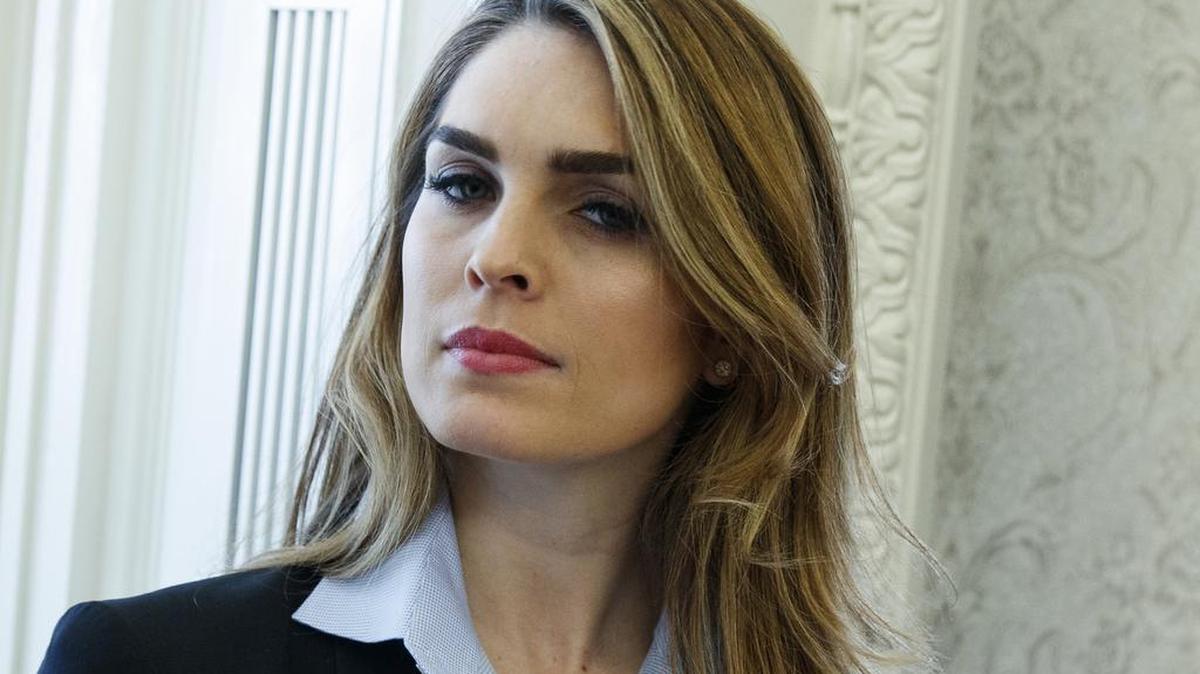 Hope Hicks, directora de Comunicaciones de la Casa Blanca, renunció a su puesto la semana pasada. El presidente Trump dijo que extrañará no tenerla a su lado.