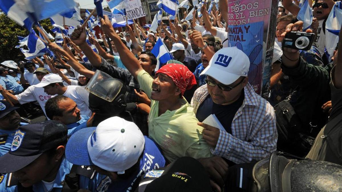 Nicaragua es el país con el mayor sentimiento a favor del capitalismo en América Latina. En la foto, una manifestación en Managua durante la campaña presidencial del 2011.