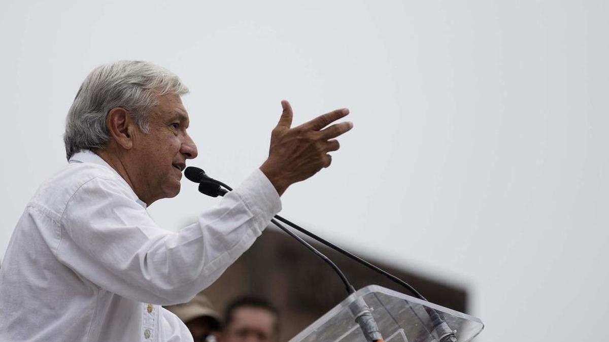 Andrés Manuel López Obrador, presidente del partido Movimiento de Regeneración Nacional (Morena) y aspirante a la presidencia de México, en un evento en Veracruz, México, en mayo del 2016.