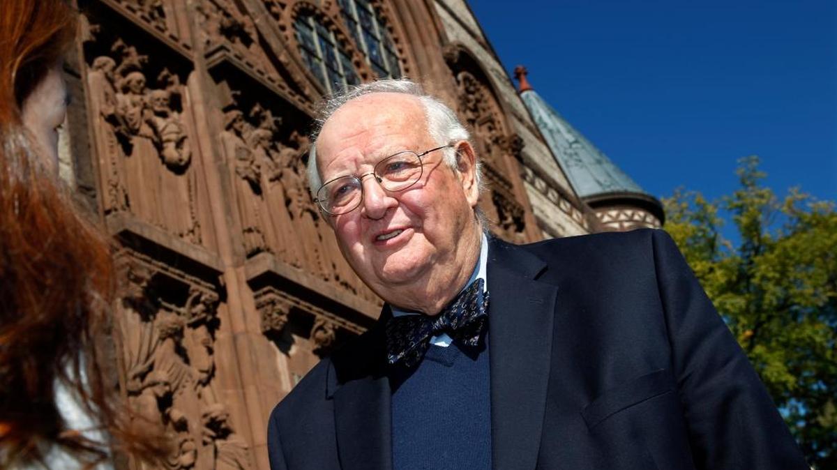 Angus Deaton en Princenton University después del anuncio de que era el ganador del Premio Nobel de Economía 2015.