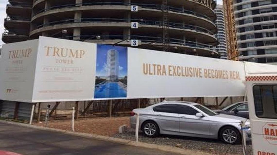 La Torre Trump en Playa Brava, Punta del Este, Uruguay.