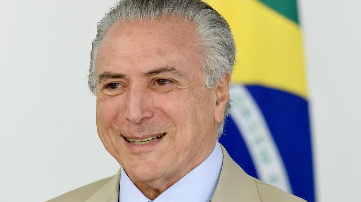 El presidente interino de Brasil, Michel Temer, el miércoles en el Palacio de Planalto en Brasilia.