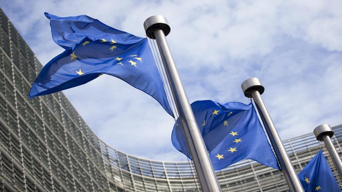 Exterior del edificio de la Comisión Europea en Bruselas, Bélgica, tras la decisión del Reino Unido de separarse de la Unión Europea.