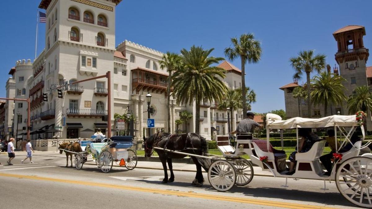 La primera celebración de acción de gracias en lo que es hoy Estados Unidos tuvo lugar en 1565 en la ciudad floridana de San Agustín, la más antigua de Norteamérica.