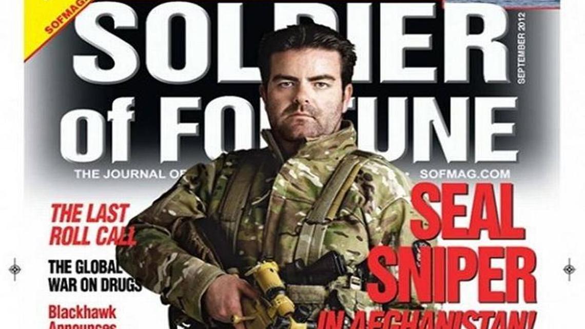 Brandon Webb, ex miembro del cuerpo de élite de la marina estadounidense, SEALs, en la portada de ‘Soldier of Fortune’ en el 2012.