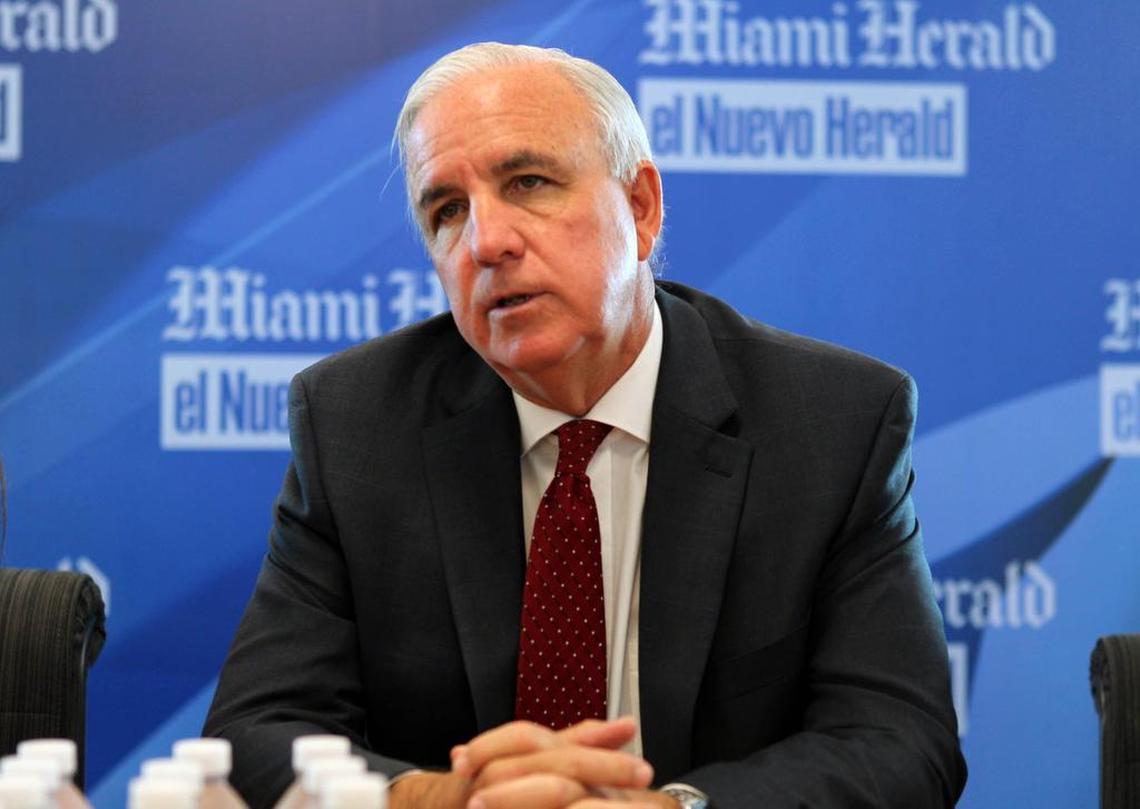 Miami-Dade Mayor Carlos Gimenez, whose 2017 order resumed the county’s practice of accepting detention requests from federal immigration agents for people already booked in local jails on unrelated criminal charges.