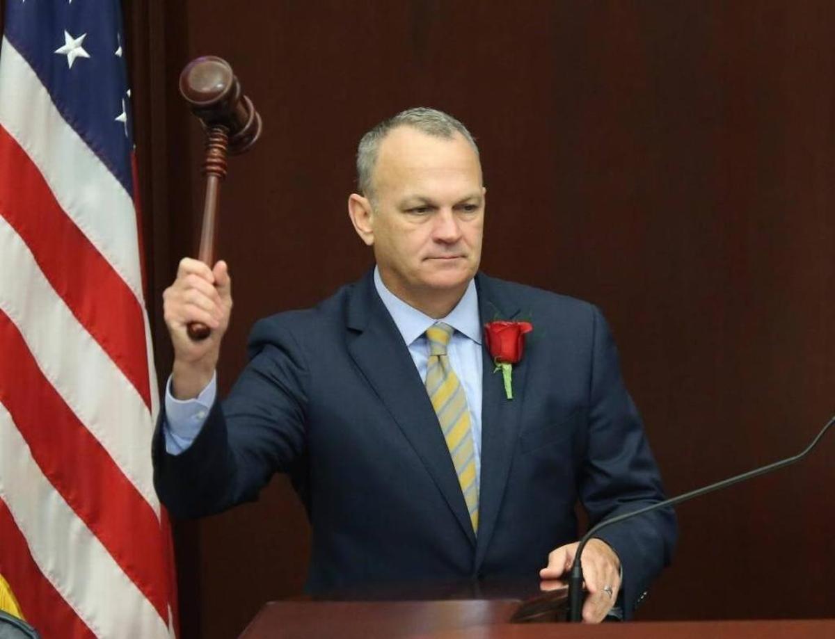 Richard Corcoran, republicano por Land O’Lakes y presidente de la Cámara de Representantes de la Florida, en el primer día del período de sesiones de la Legislatura, el 9 de enero del 2018 en Tallahassee.
