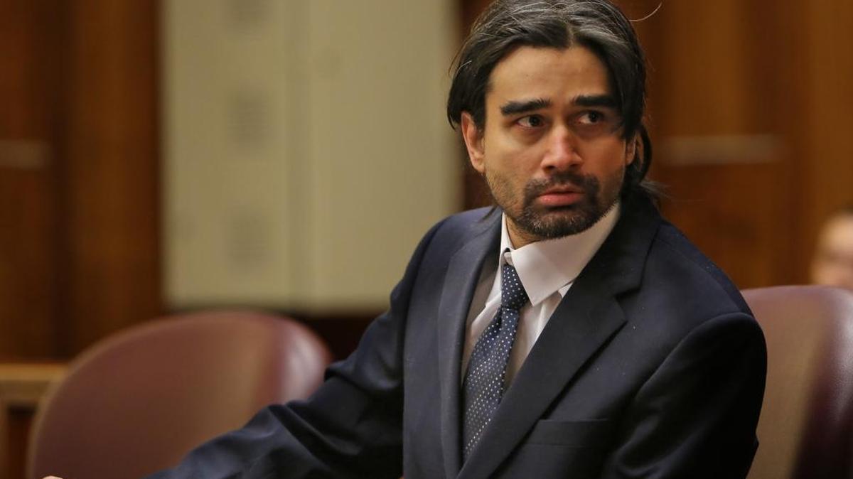 Derek Medina durante el juicio por el asesinato de su esposa, el 17 de noviembre del 2015.