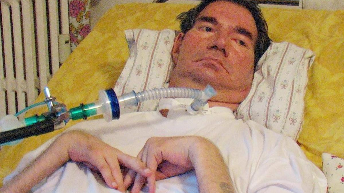 Piergiorgio Welby, vicepresidente de la Asociación Coscioni para la Libertad de Investigación Científica, en septiembre de 2006. Murió con la ayuda de un médico que desconectó el respirador artificial con el que vivía.