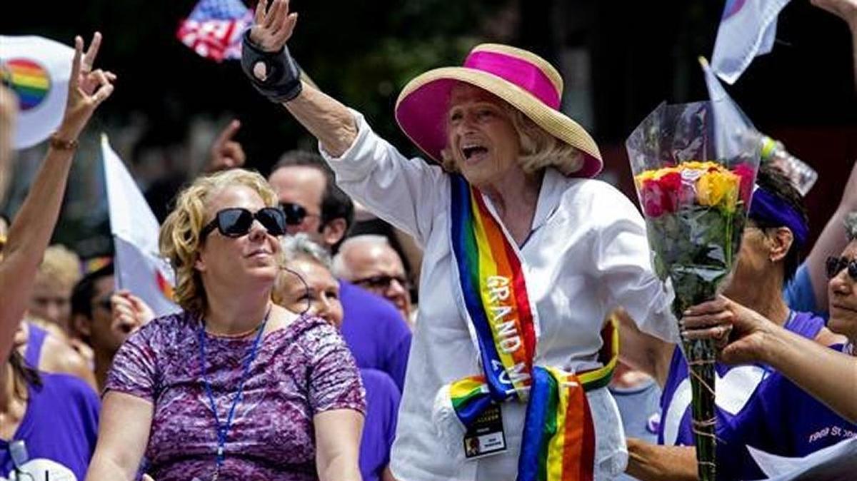 Edith Windsor, impulsora del matrimonio gay en Estados Unidos.