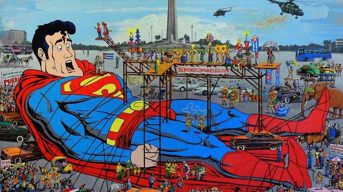 ‘Gulliver’, de Reyneiro Tamayo, acrílico en lienzo, 2015.