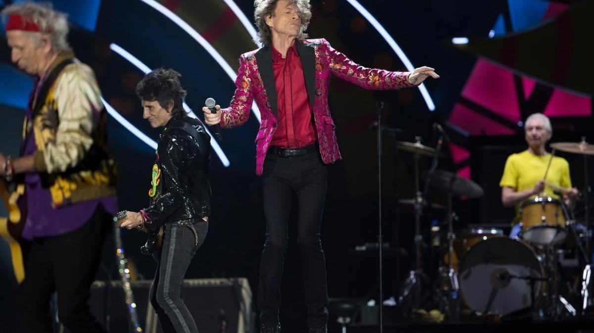 The Rolling Stones en el estadio Maracaná de Río de Janeiro, Brasil, el sábado 20 de febrero. Actuarán en Cuba el 25 de marzo en la Ciudad Deportiva.