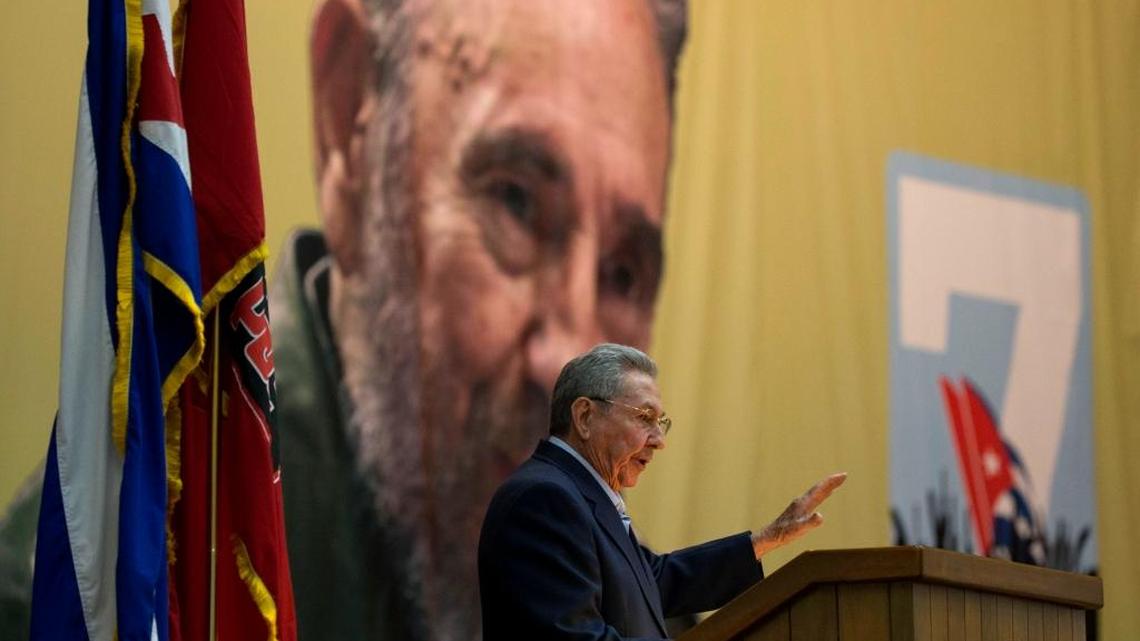 El gobernante de Cuba, Raúl Castro, en el séptimo Congreso del Partido Comunista de Cuba, en abril.