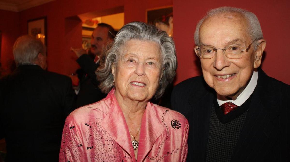 El doctor Virgilio Beato y su esposa, Mariquita.