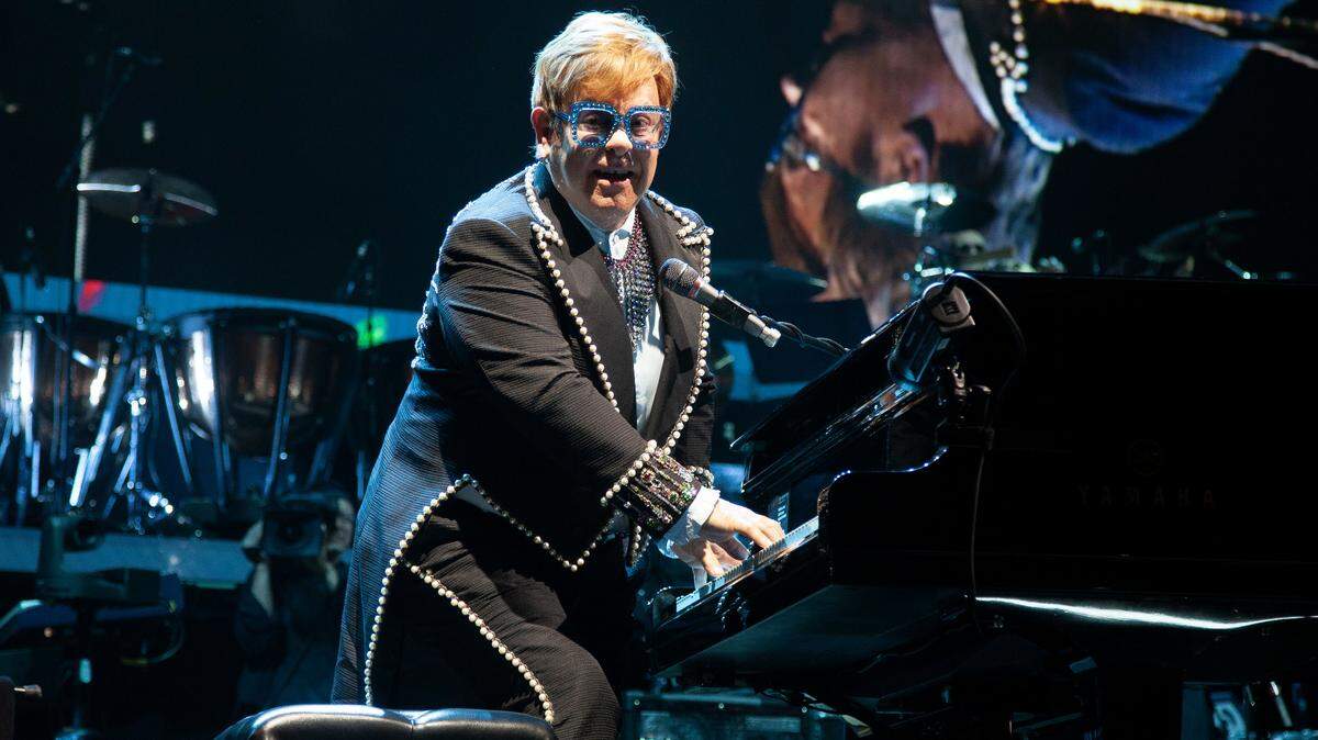 Elton John durante su gira de despedida “Farewell Yellow Brick Road”, el 8 de noviembre en el Madison Square Garden de Nueva York.
