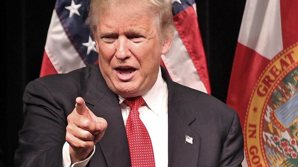 El candidato presidencial republicano Donald Trump el 27 de septiembre en el Koubek Center del Miami Dade College.