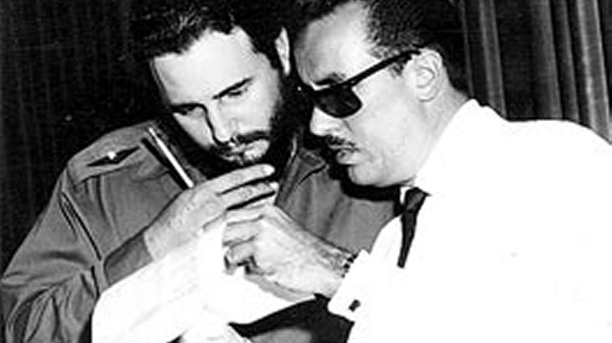 Fidel Castro y el periodista José Pardo Llada. Castro no dudó en eliminar a quienes fueron sus aliados cuando hicieron amago de criticarlo.