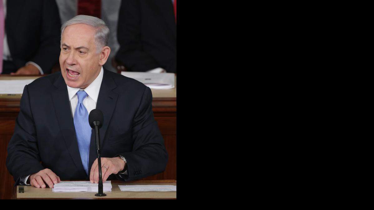 
El primer ministro israelí, Benjamin Netanyahu, habla sobre Irán en una reunión conjunta del Congreso de Estados Unidos el martes pasado.
