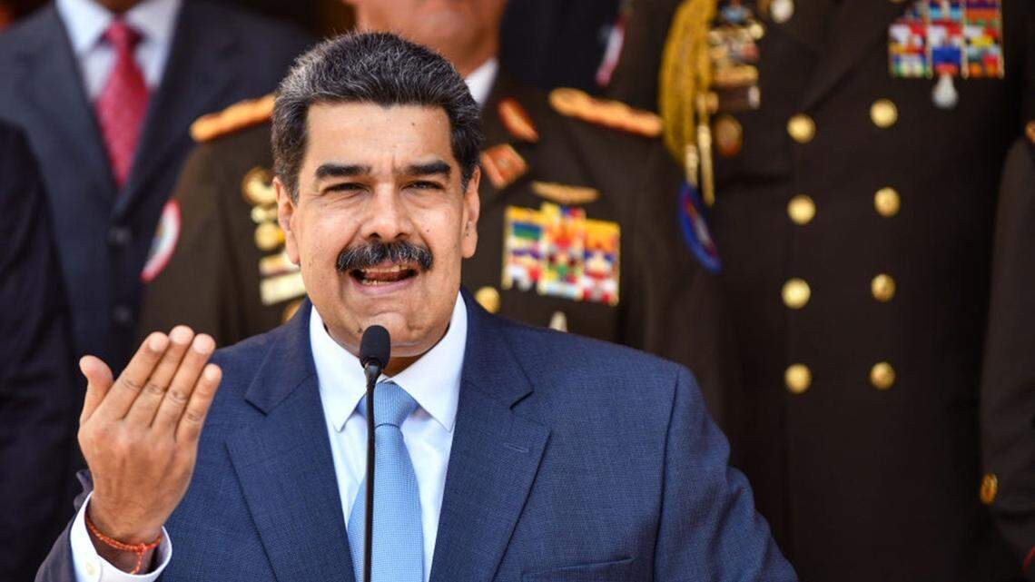 Venezuelan President Nicolas Maduro in Caracas in March 2020.