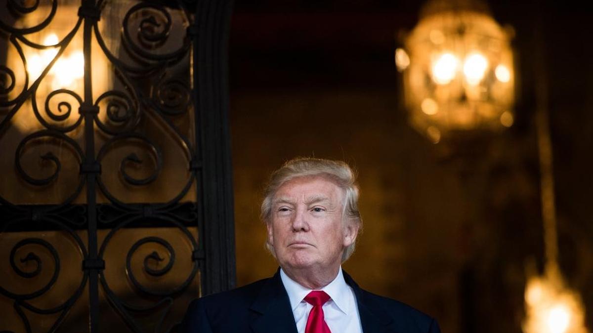 El presidente electo Donald Trump en Mar-a-Lago club en Palm Beach, Florida, el miércoles 21.