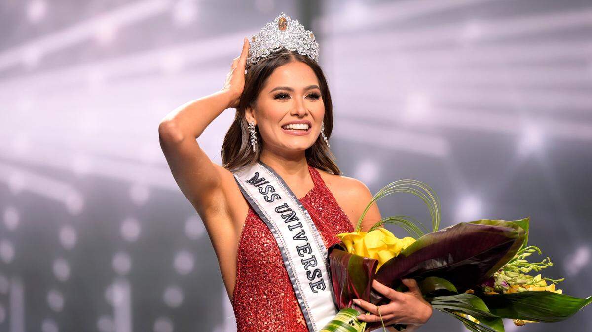 Miss México Andrea Meza es coronada Miss Universo 2020 en Hollywood, Florida.
