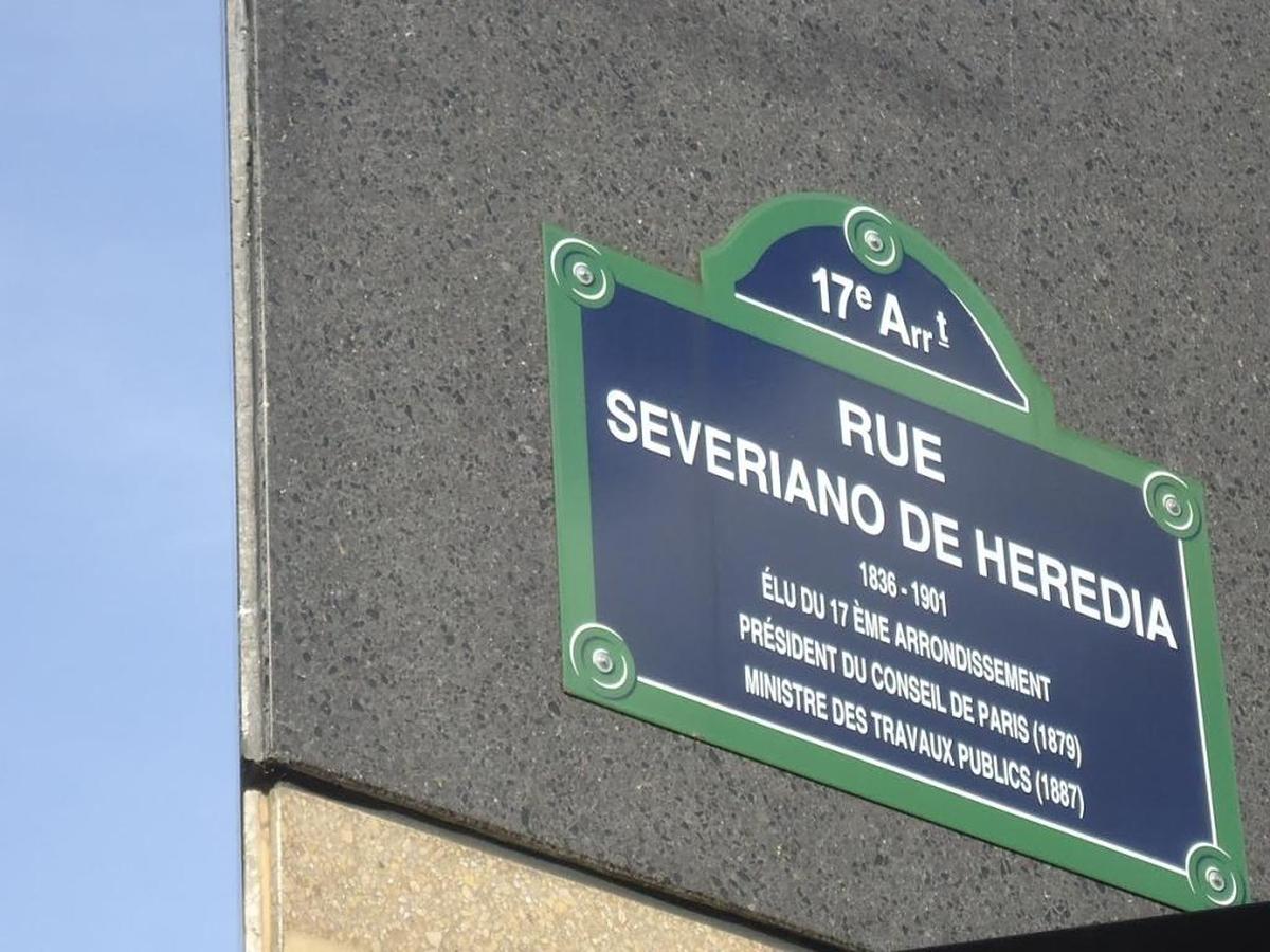 Hoy una calle de París lleva el nombre de Severiano de Heredia.