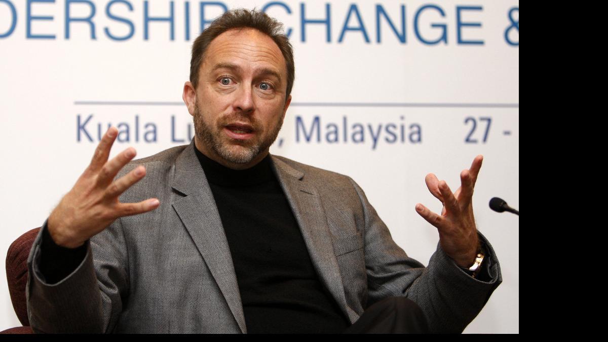 Jimmy Wales, co fundador de Wikipedia. 