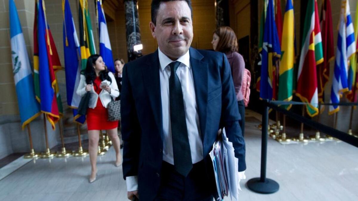 Samuel Moncada, conocido por su propensión a la violencia, fue nombrado ministro de Relaciones Exteriores por el gobierno de Maduro.