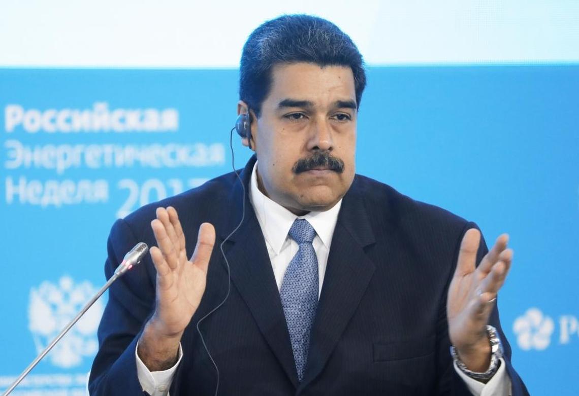 Nicolás Maduro en una visita a Moscú, el 4 de octubre.