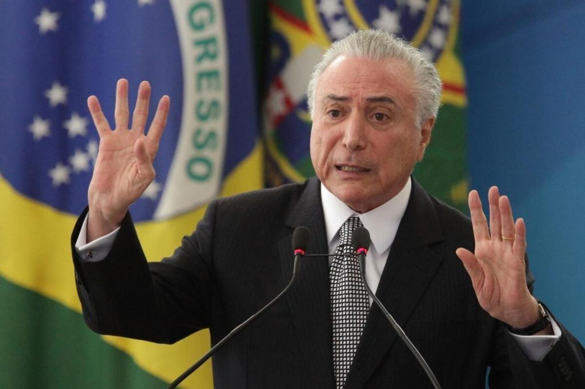La Operation Lava Jato ha llegado cerca del presidente Michel Temer, pero la Cámara Baja votó en agosto a favor de no seguir adelante con un caso de corrupción en su contra.
