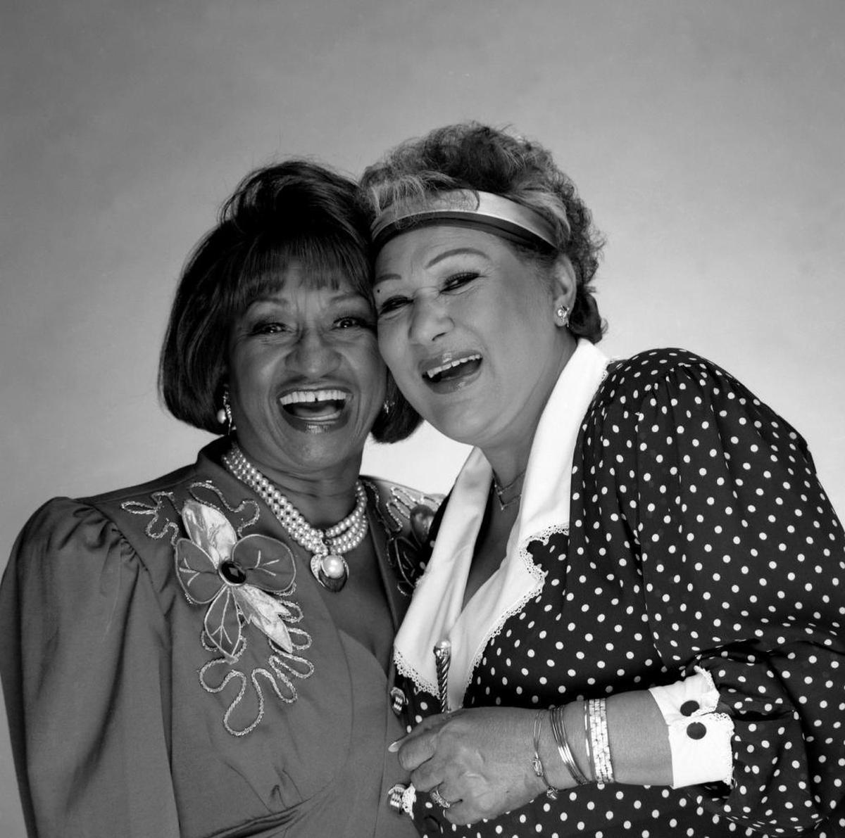 Celia Cruz y Olga Guillot, una foto memorable para la historia de la música cubana y del exilio en Miami.