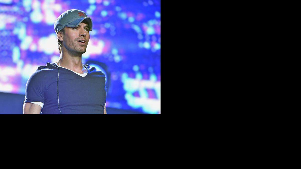 El cantante español Enrique Iglesias. 