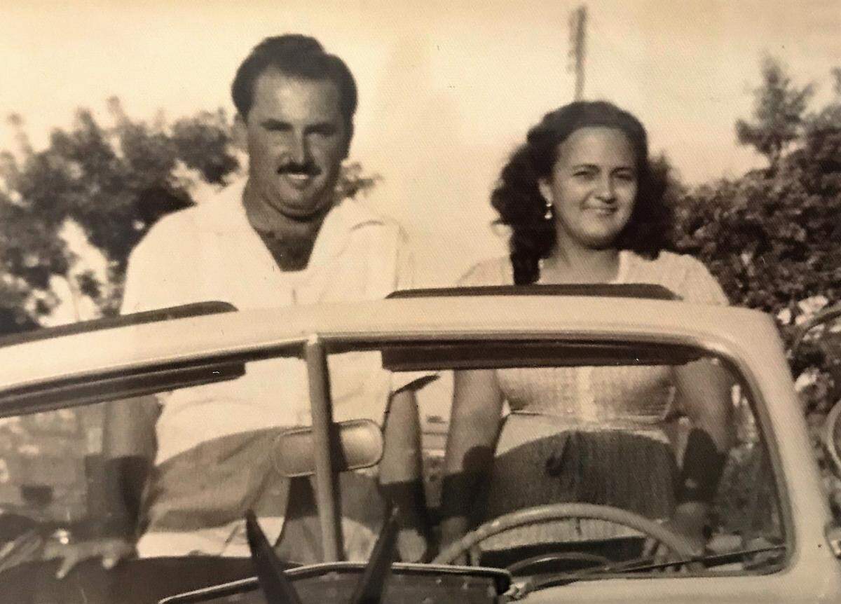 Teodoro y Olga Santiago, padres de la columnista de el Nuevo Herald/Miami Herald Fabiola Santiago, durante su época de noviazgo en los anos 1950 en Cuba.