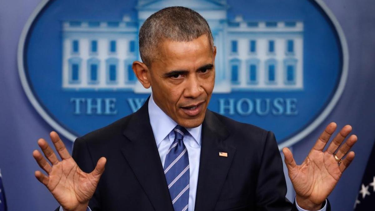 El presidente Barack Obama en una conferencia de prensa en la Casa Blanca en diciembre.