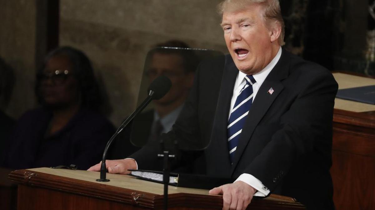 El presidente Donald Trump pronunció el discurso del Estado de la Unión el 30 de enero.
