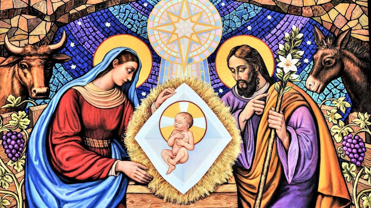 Cuadro mural de la parroquia de Good Shepherd, en Kendall.